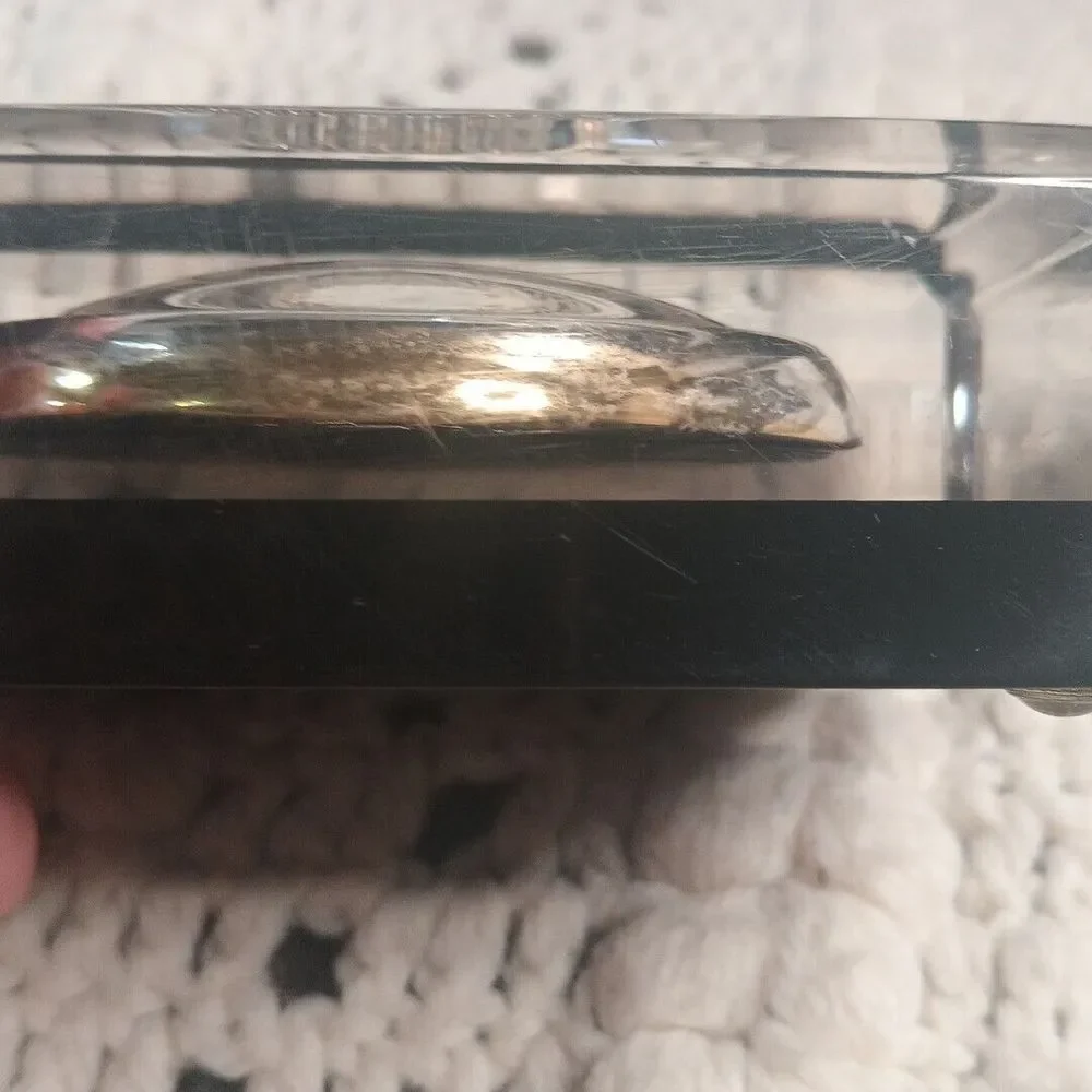 Vintage Designer MONET TM New York London‎ Paris Clear Desk Paper Weight RARE